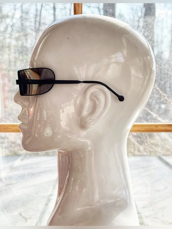 LA Eyeworks Black Rectangular Sunglasses with Side Shields, Unisex - Picture 8 of 14